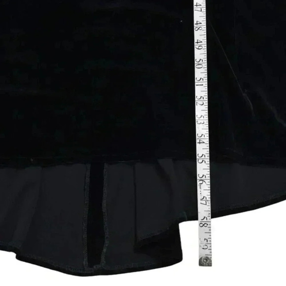 Vintage Velvet Maxi Dress Backless Crisscross Straps Formal Bodycon Size 10 - Picture 12 of 12